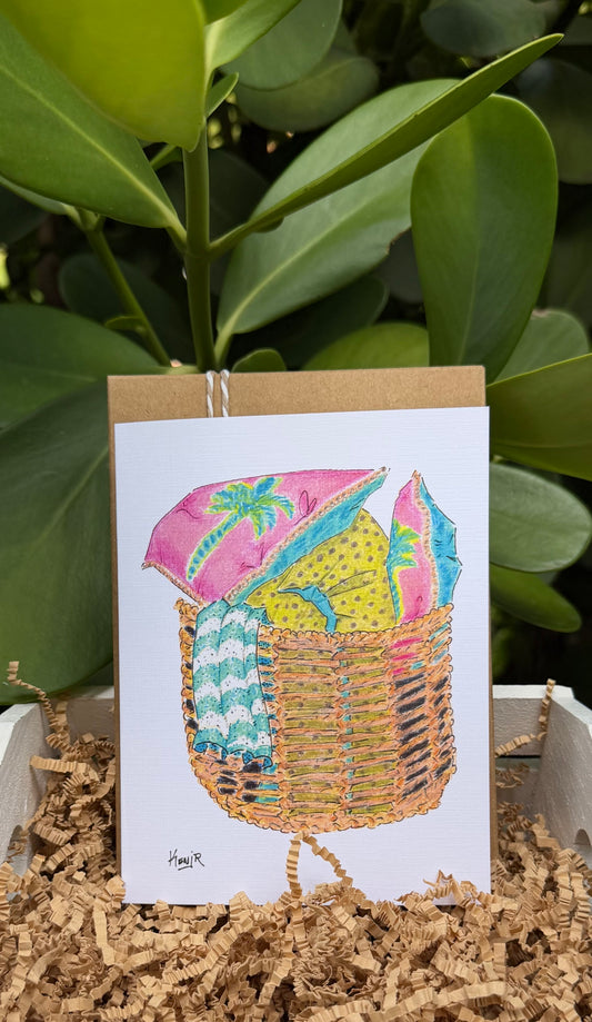 Palm Pillow Basket
